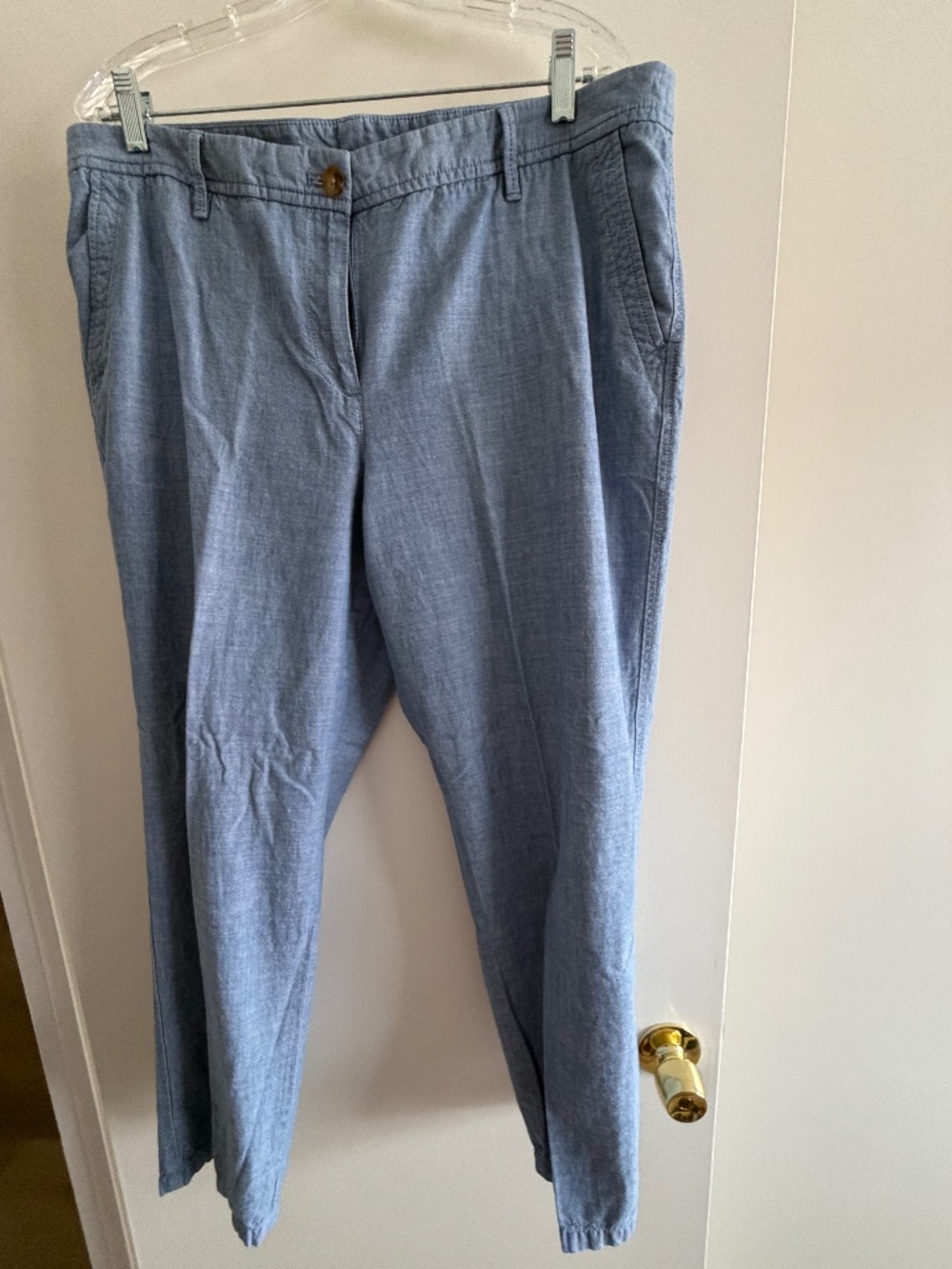 Talbots Relaxed Fit Chino in Light Blue
